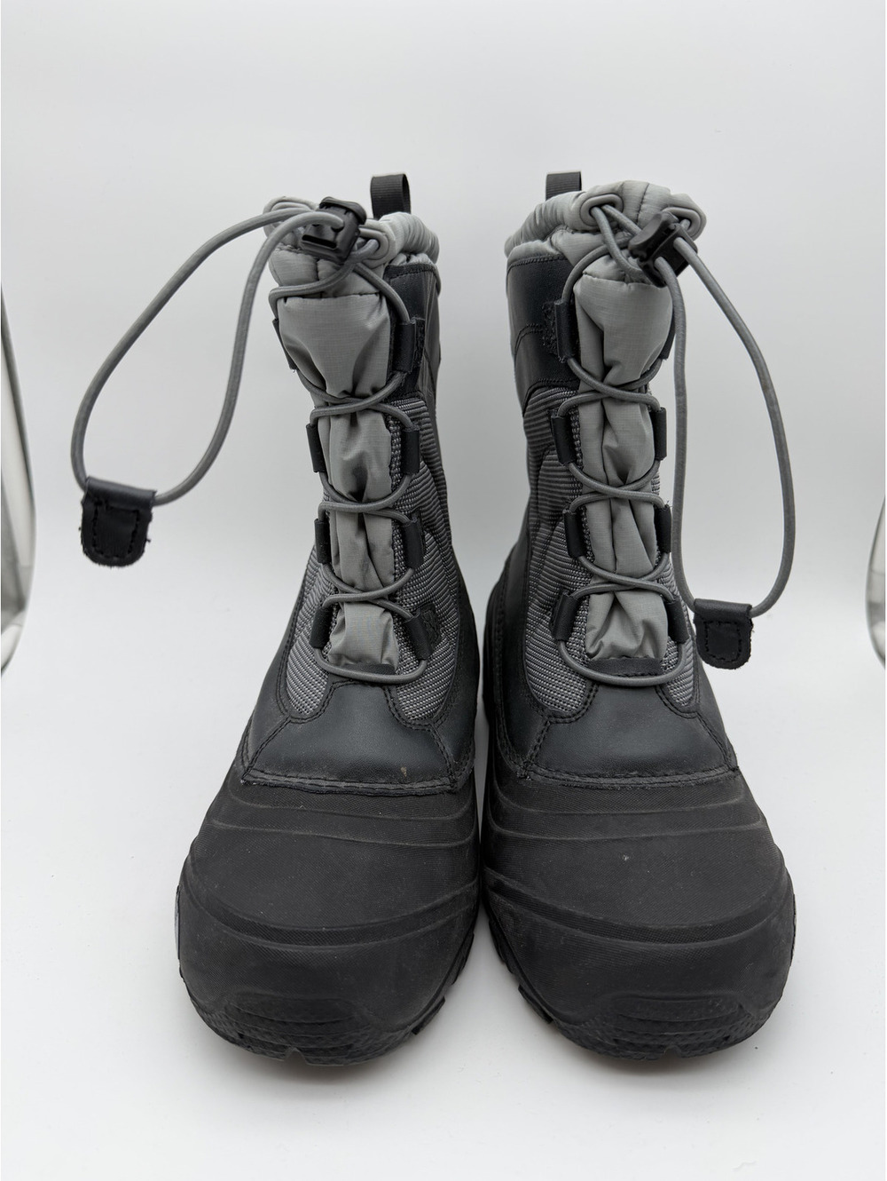 The North Face Winter Snow Boots Black and Gray Waterproof Size 7